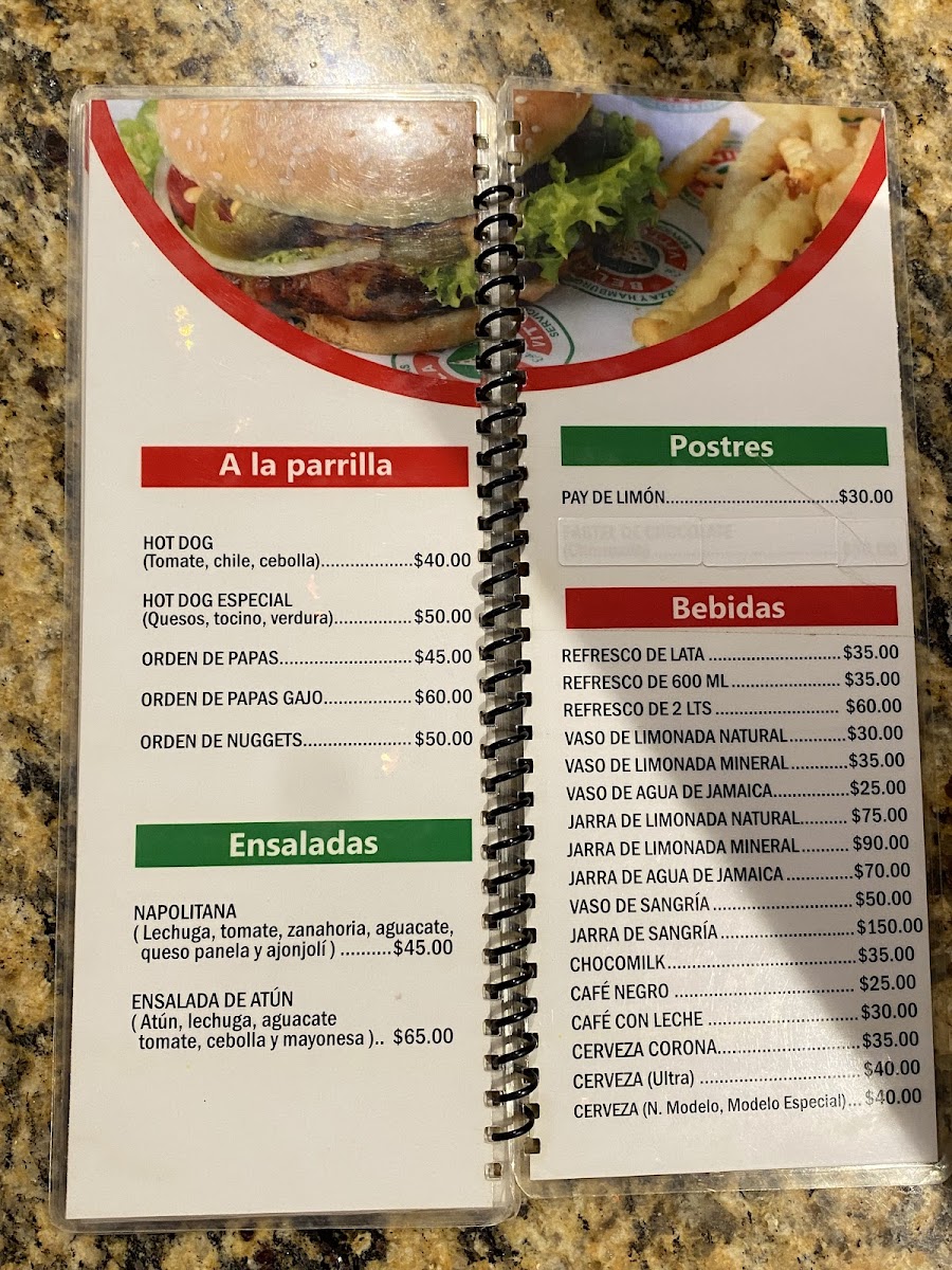 Bella Vittoria Menu - Image 4